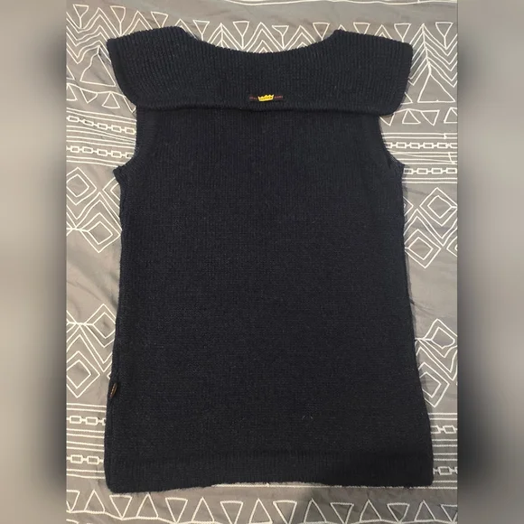 Vintage Todd Oldham Jeans Sweater Tank Top Size Medium - Picture 7 of 9